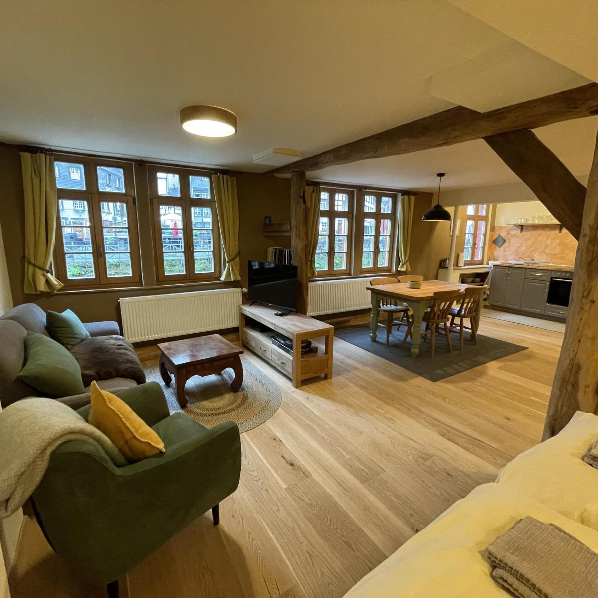 Apartment Am Fluss Im Haus An Der Rur Monschau Dış mekan fotoğraf